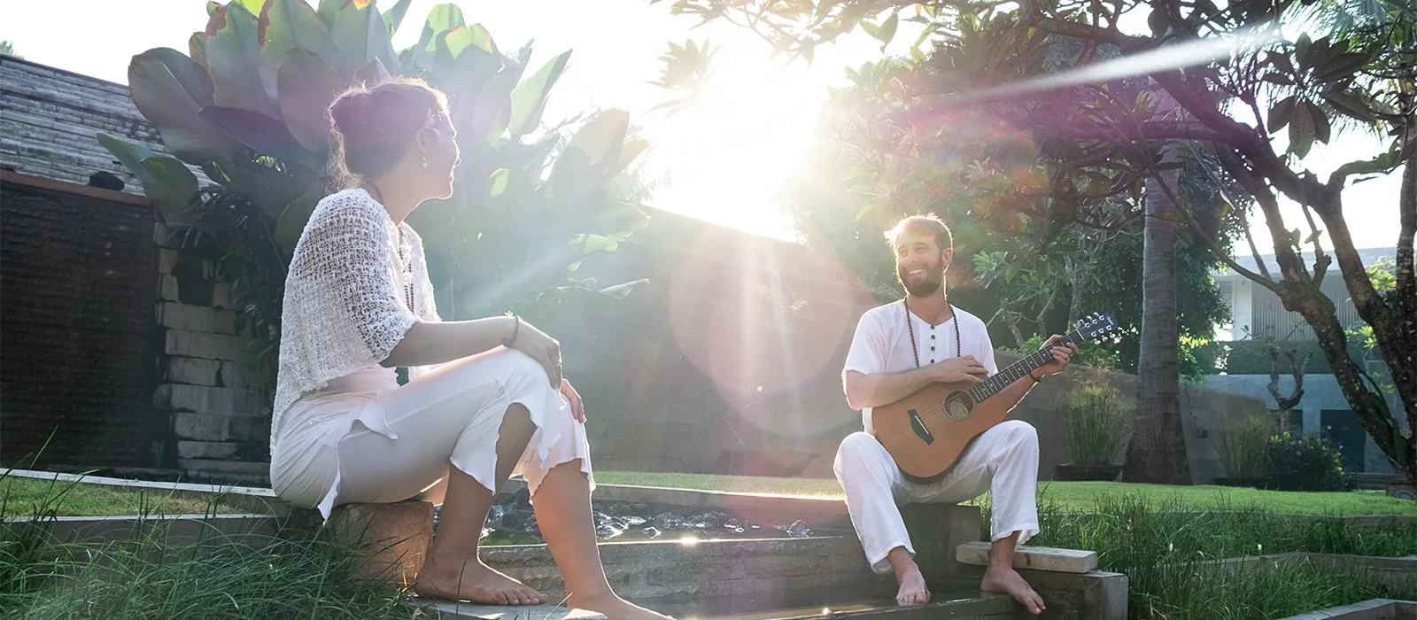 Josh and Rachael Riley together outdoors